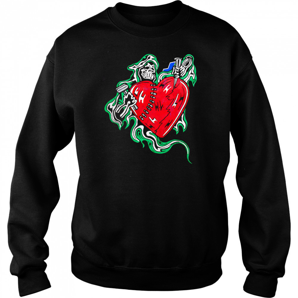 Crumbling Heart Artifact Death shirt Sweatshirt