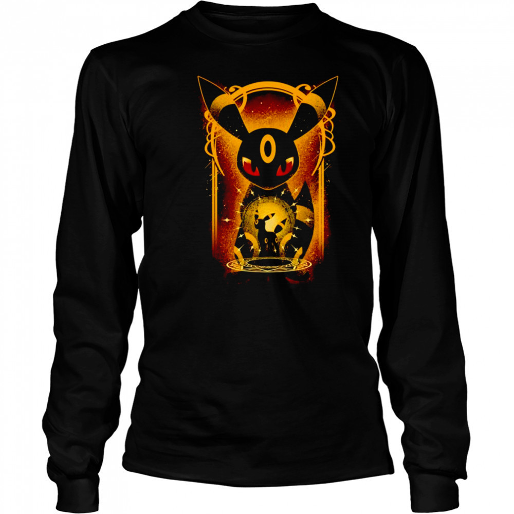 Dark Shadow Umbreon Pokemon shirt Long Sleeved