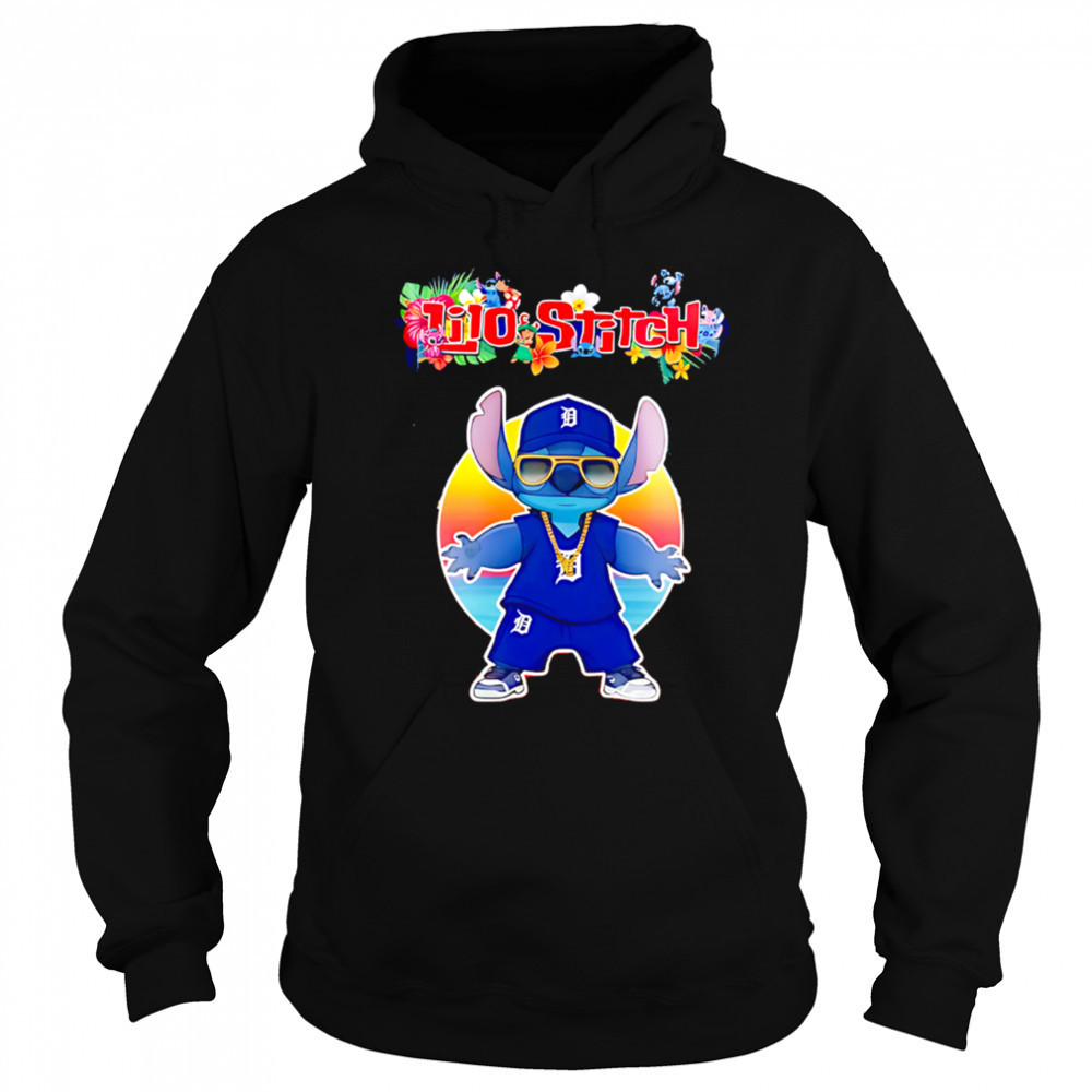 Detroit Tigers x Lilo and Stitch Baseball shirt Hoodie