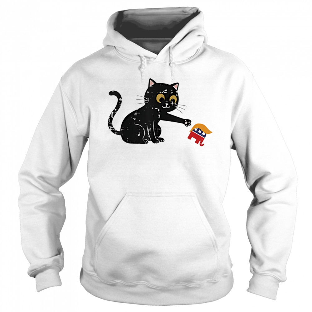 Resist cat tipping elephant protest Trump shirt Hoodie