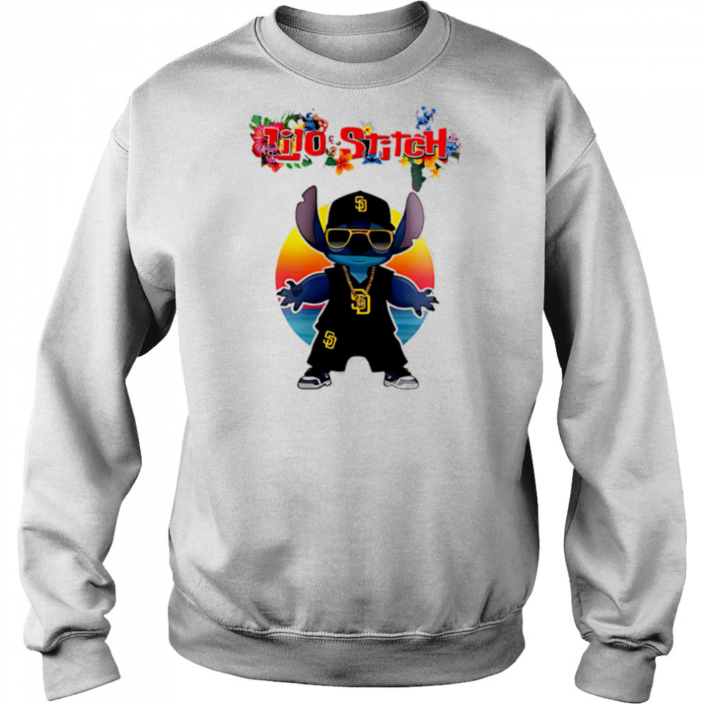 San Diego Padres x Lilo and Stitch Baseball shirt Sweatshirt