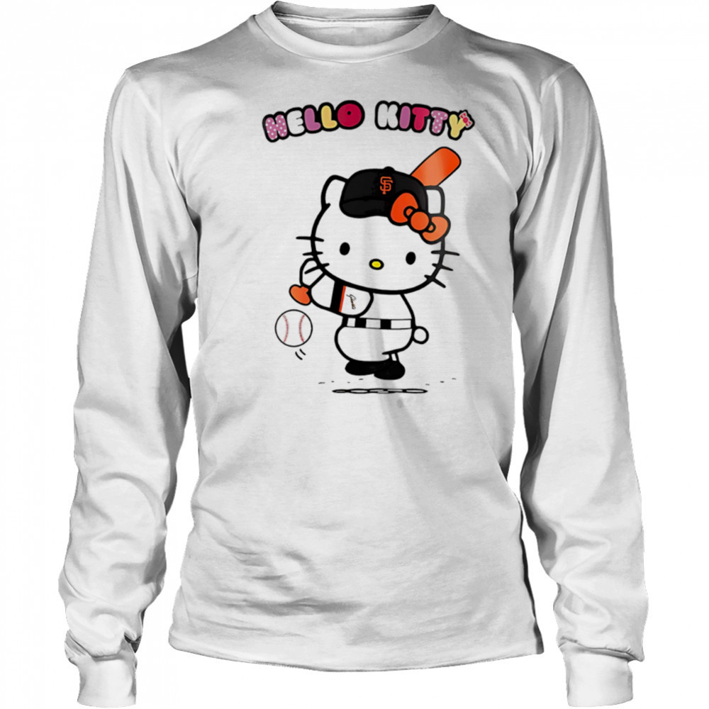 San Francisco Giants x Hello Kitty Limited Edition shirt Long Sleeved