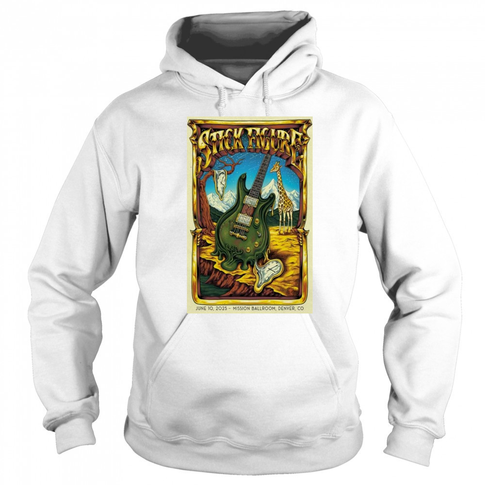 Stick Figure Denver, CO Poster Mission Ballroom June 10 2025 Shirt Hoodie