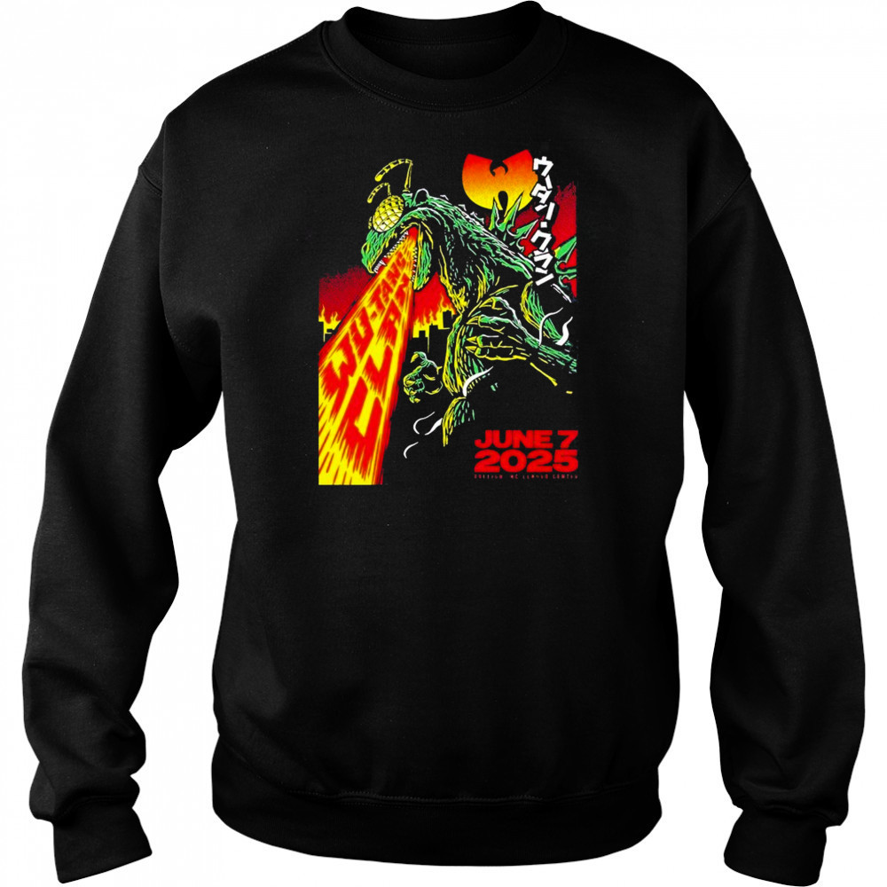 Wu Tang Clan Raleigh NC Music Poster At Lenovo Center On June 7 The Final Chamber Tour 2025 shirt Sweatshirt