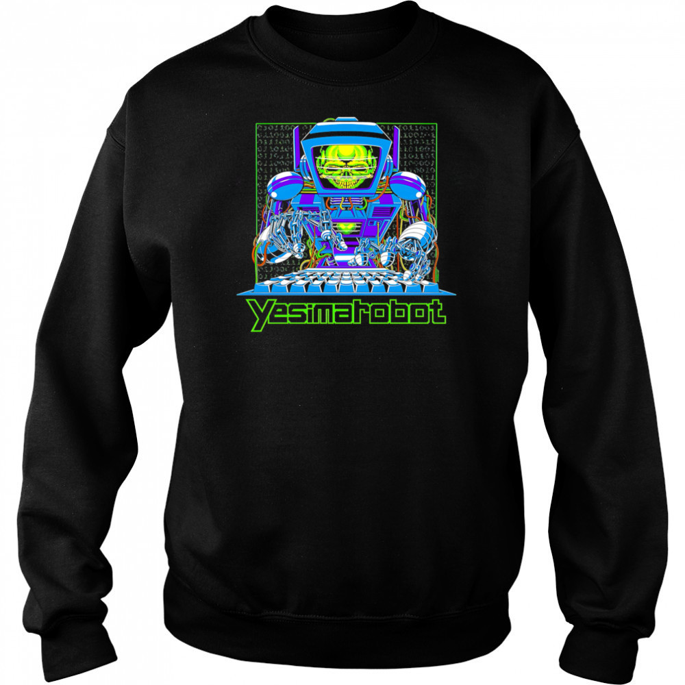 Yesim Robot neon shirt Sweatshirt