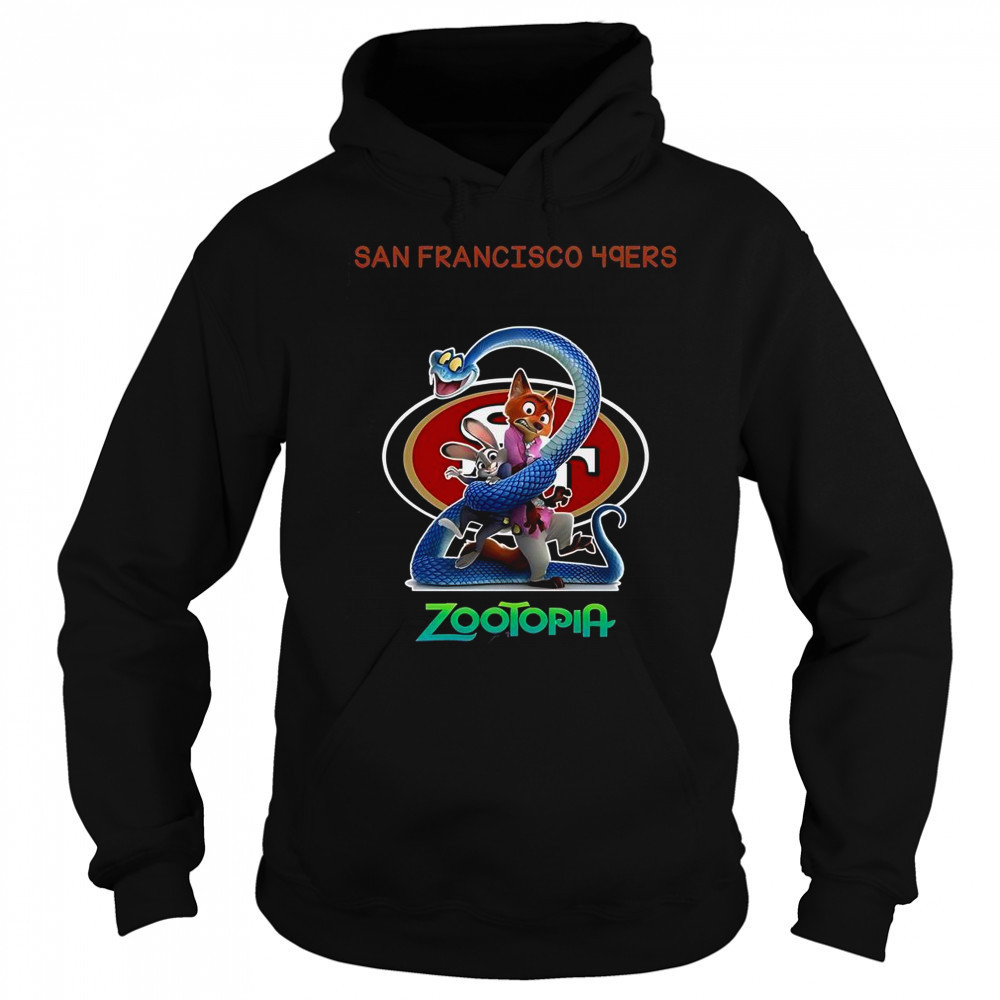 San Francisco 49ers Zootopia 2 T-Shirt Hoodie