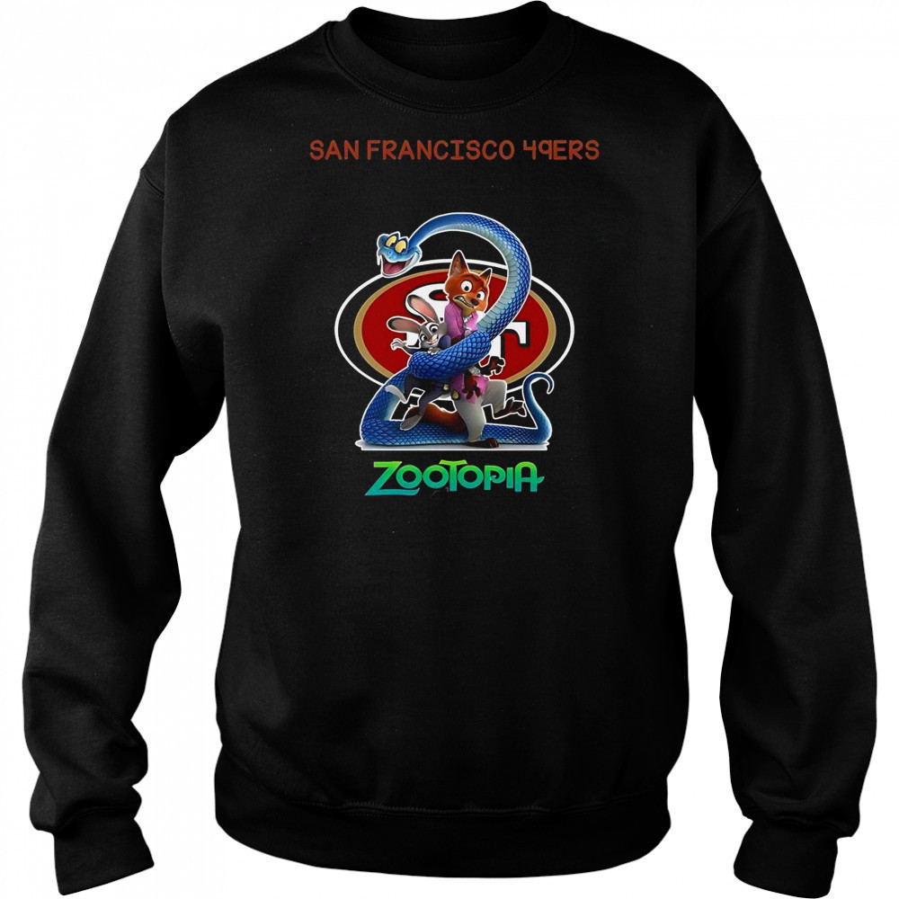 San Francisco 49ers Zootopia 2 T-Shirt Sweatshirt