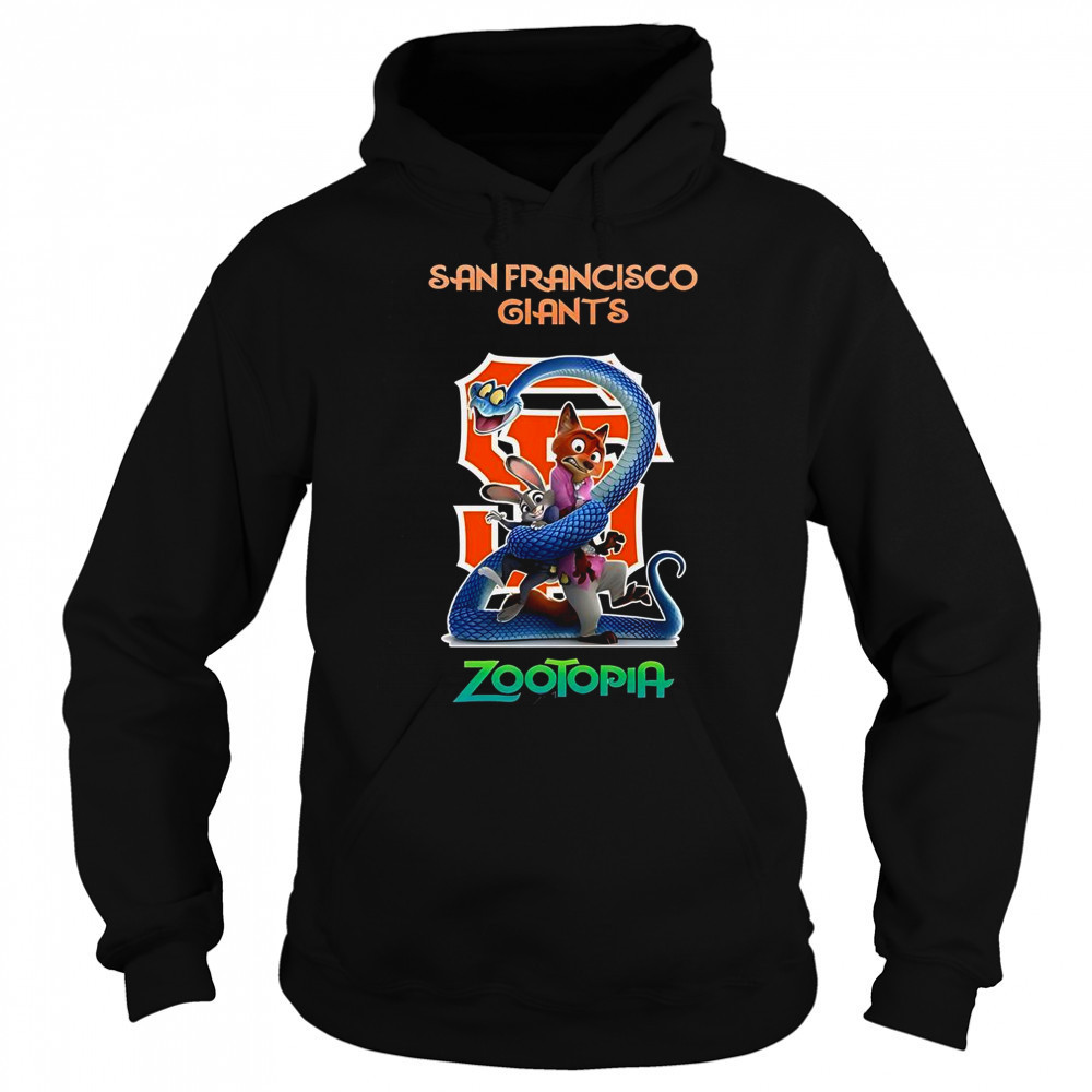 San Francisco Giants Zootopia 2 T-Shirt Hoodie