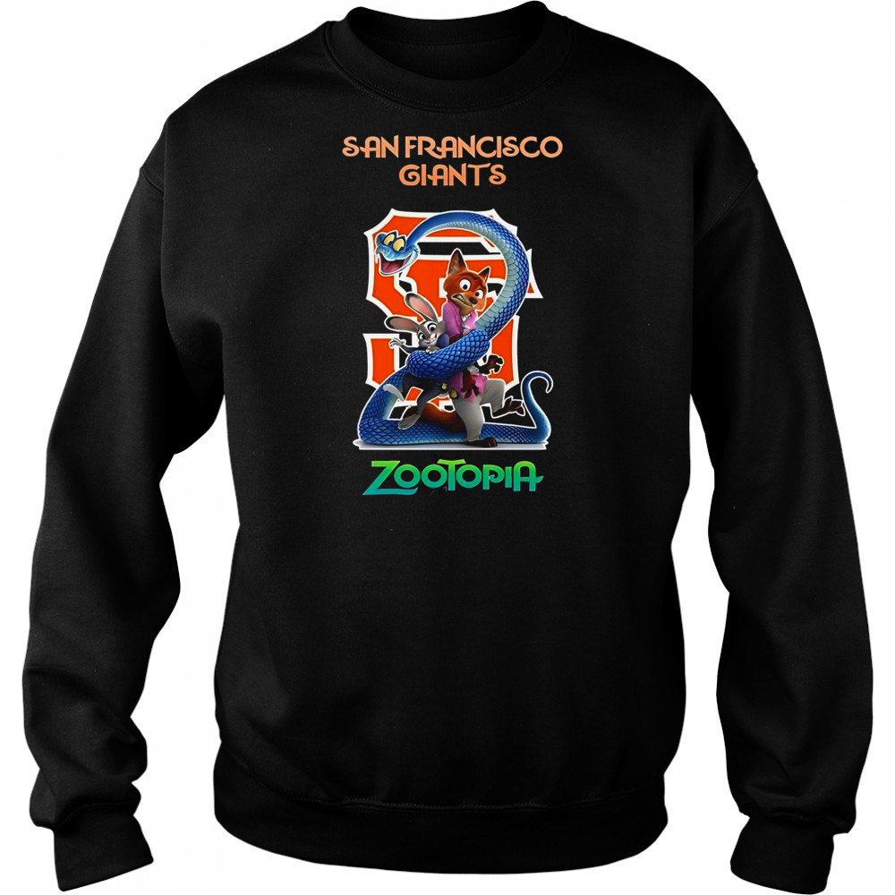 San Francisco Giants Zootopia 2 T-Shirt Sweatshirt