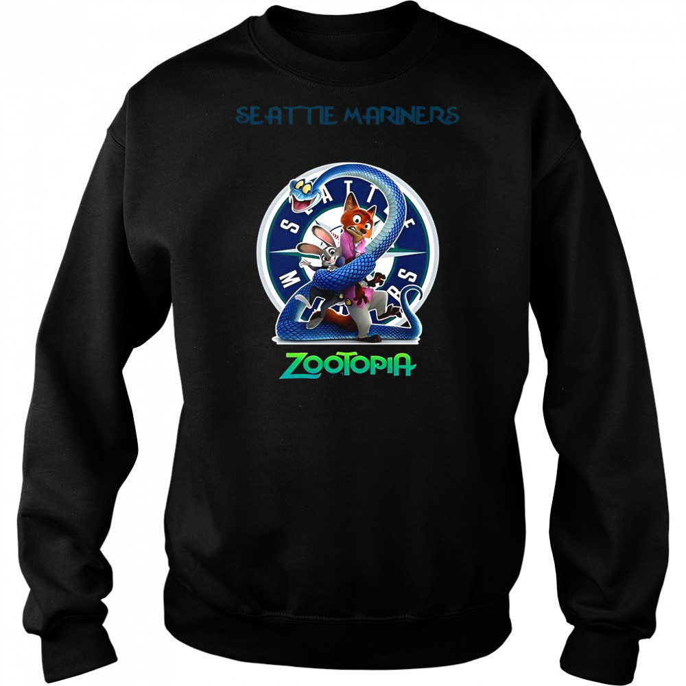 Seattle Mariners Zootopia 2 T-Shirt Sweatshirt