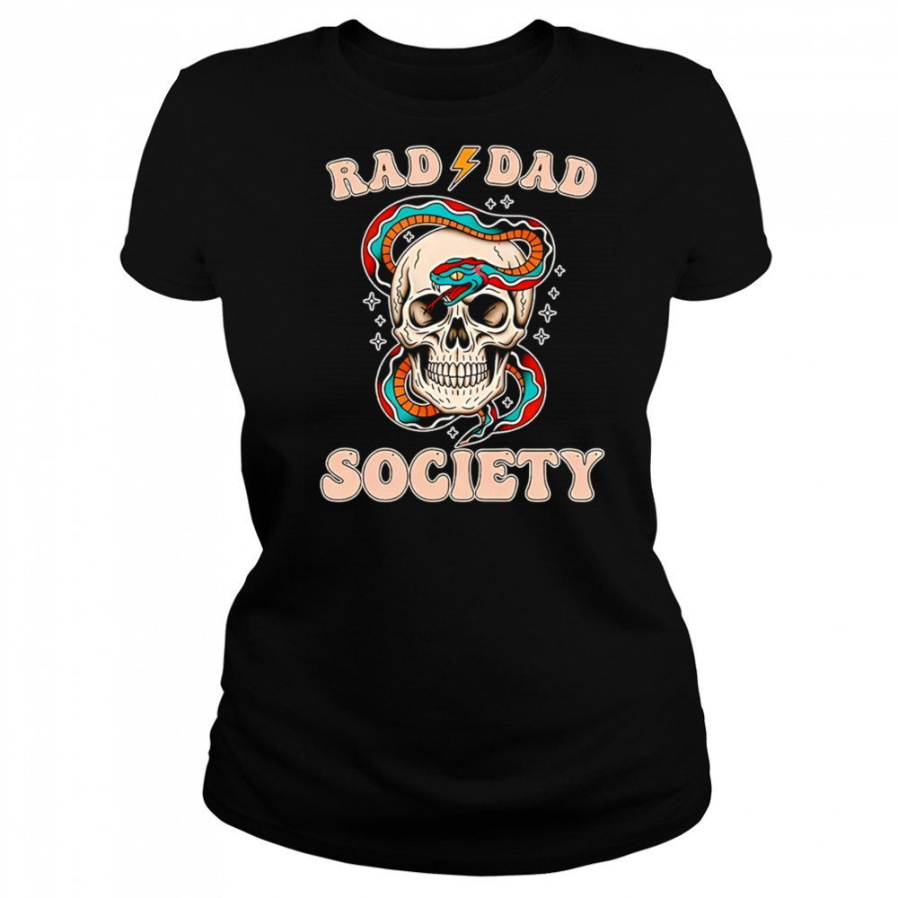 Skull snake Rad Dad Society shirt Women's T-shirt