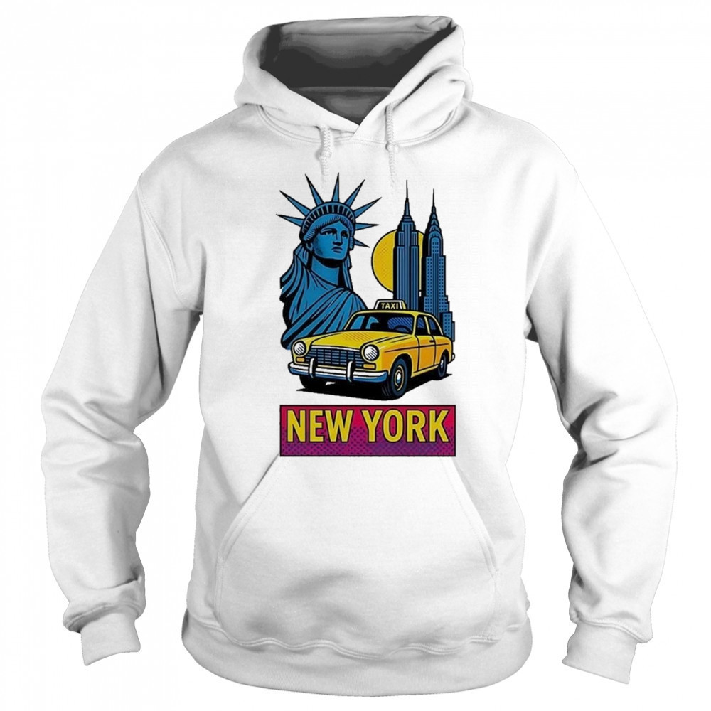 Statue Of Liberty New York Retro Style Shirt Hoodie