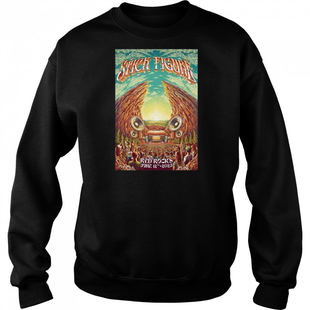 Stick Figure June 12 2025 Red Rocks Amphitheatre Morrison CO Shirt Sweatshirt