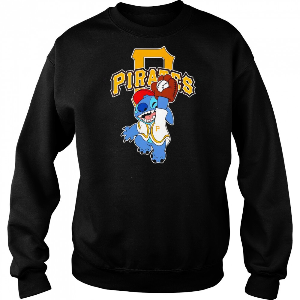 Stitch play baseball Pittsburgh Pirates shirt Sweatshirt