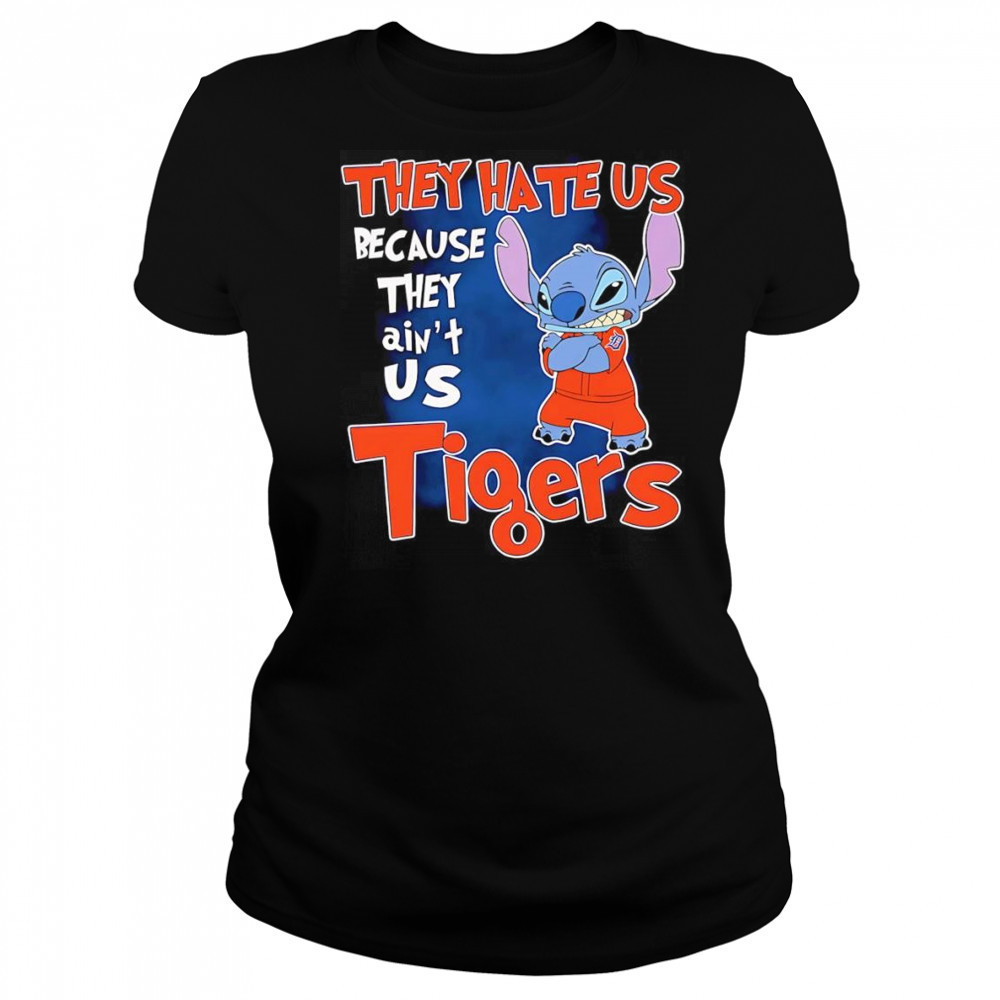 Stitch they hate us because they ain’t us Detroit Tigers shirt Women's T-shirt