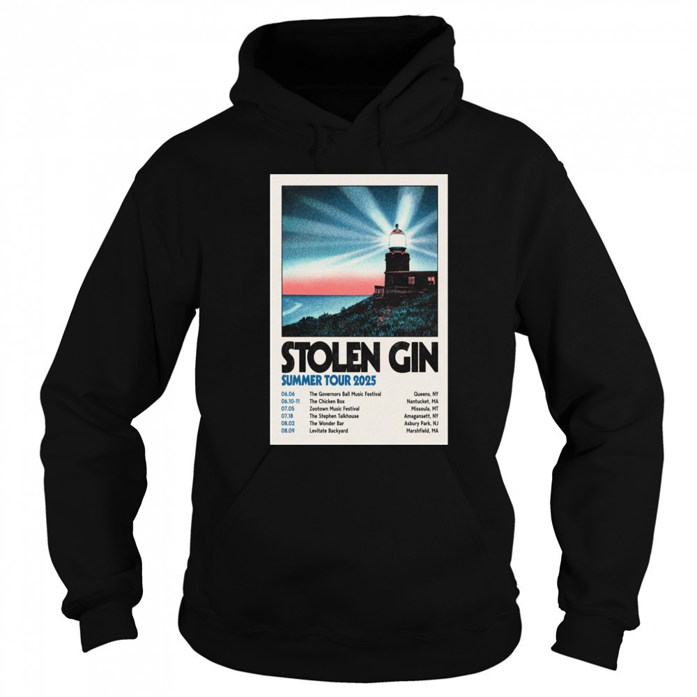 Stolen Gin Summer Tour 2025 Poster T-Shirt Hoodie