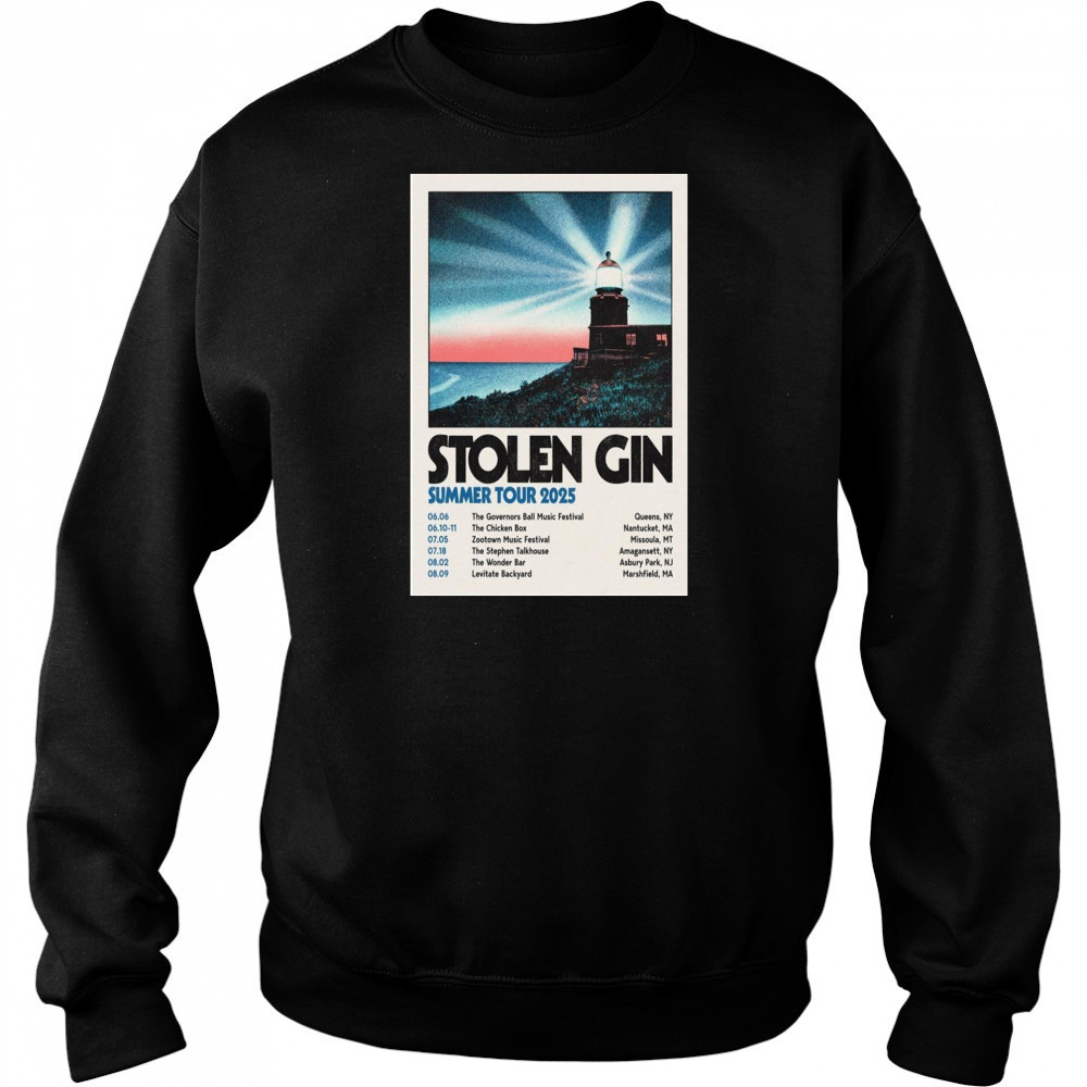 Stolen Gin Summer Tour 2025 Poster T-Shirt Sweatshirt