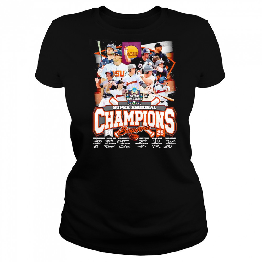Super Regional Champions 2025 Oregon State Beavers shirt Women's T-shirt