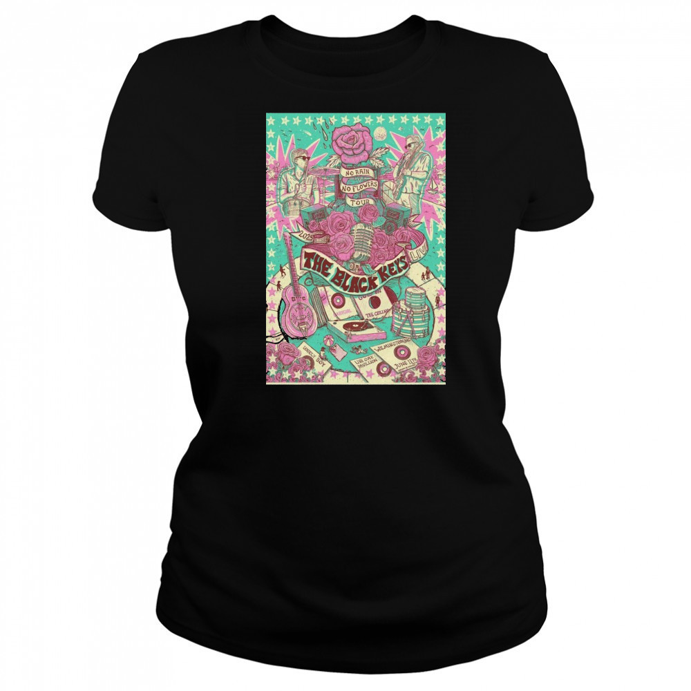 The Black Keys June 11 2025 Wilmington NC Poster T-Shirt Women's T-shirt