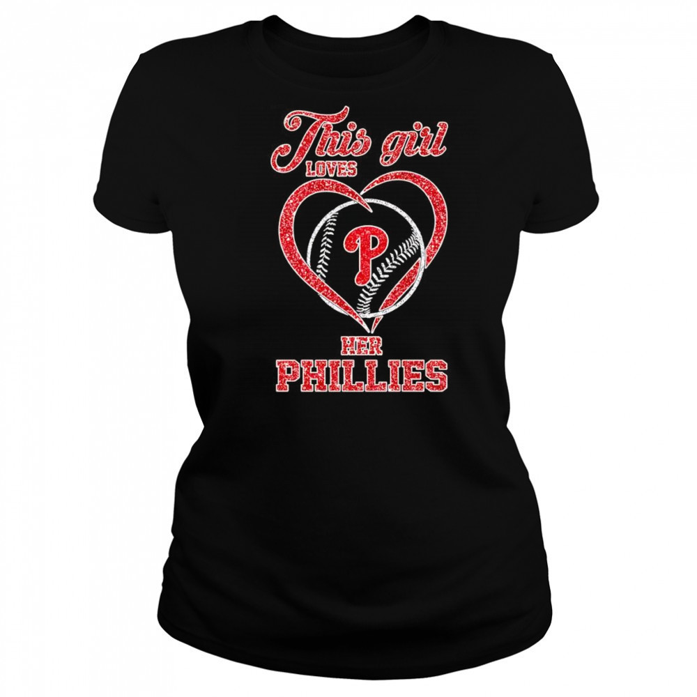 This girl loves her Philadelphia Phillies diamond shirt Women's T-shirt