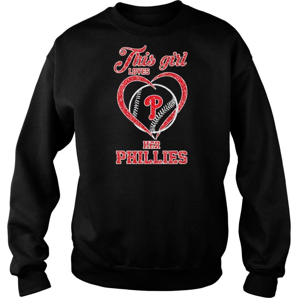 This girl loves her Philadelphia Phillies diamond shirt Sweatshirt
