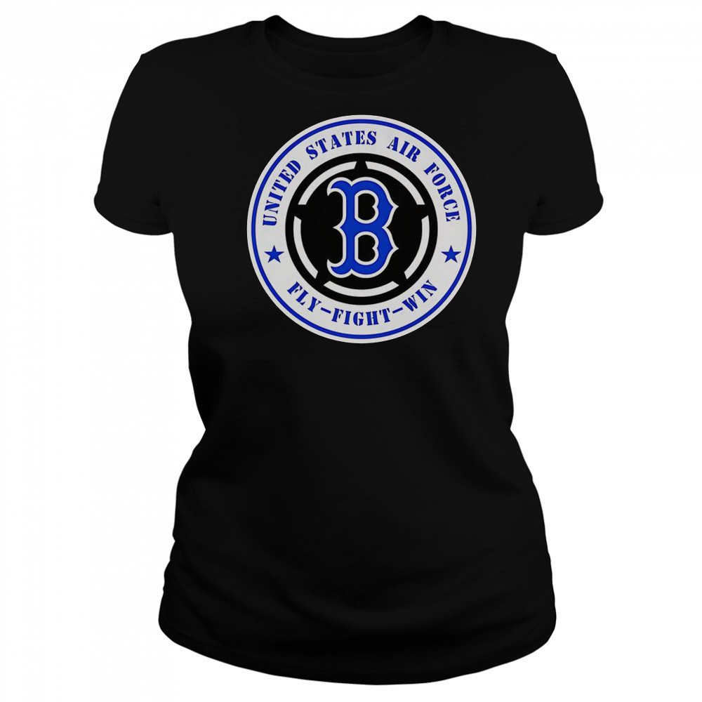 United States Air Force Fly-Fight-Win Boston Red Sox T-Shirt Women's T-shirt