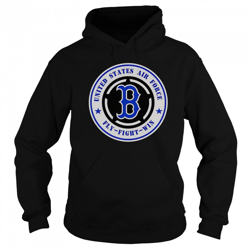 United States Air Force Fly-Fight-Win Boston Red Sox T-Shirt Hoodie