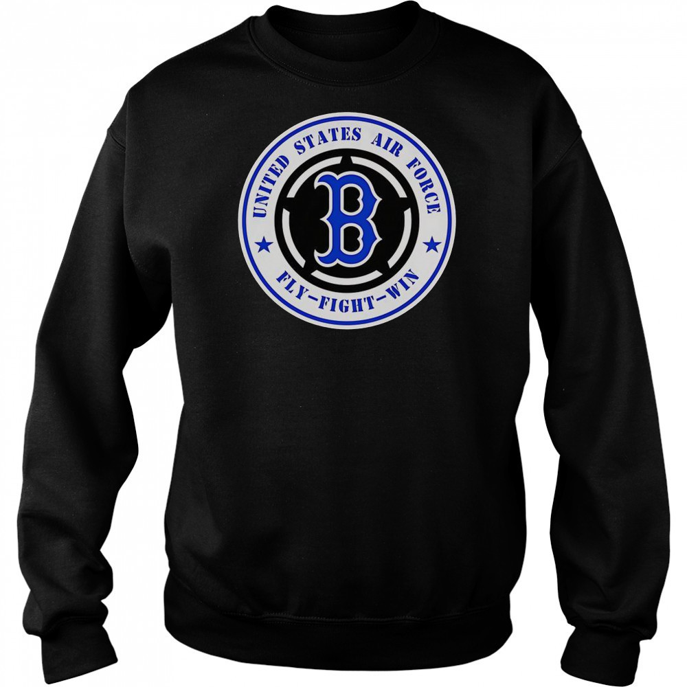 United States Air Force Fly-Fight-Win Boston Red Sox T-Shirt Sweatshirt