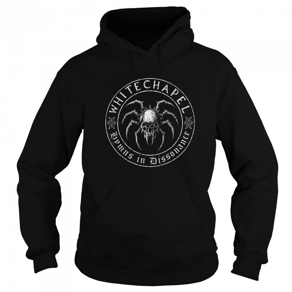 Whitechapel Spider Skull Shirt Hoodie