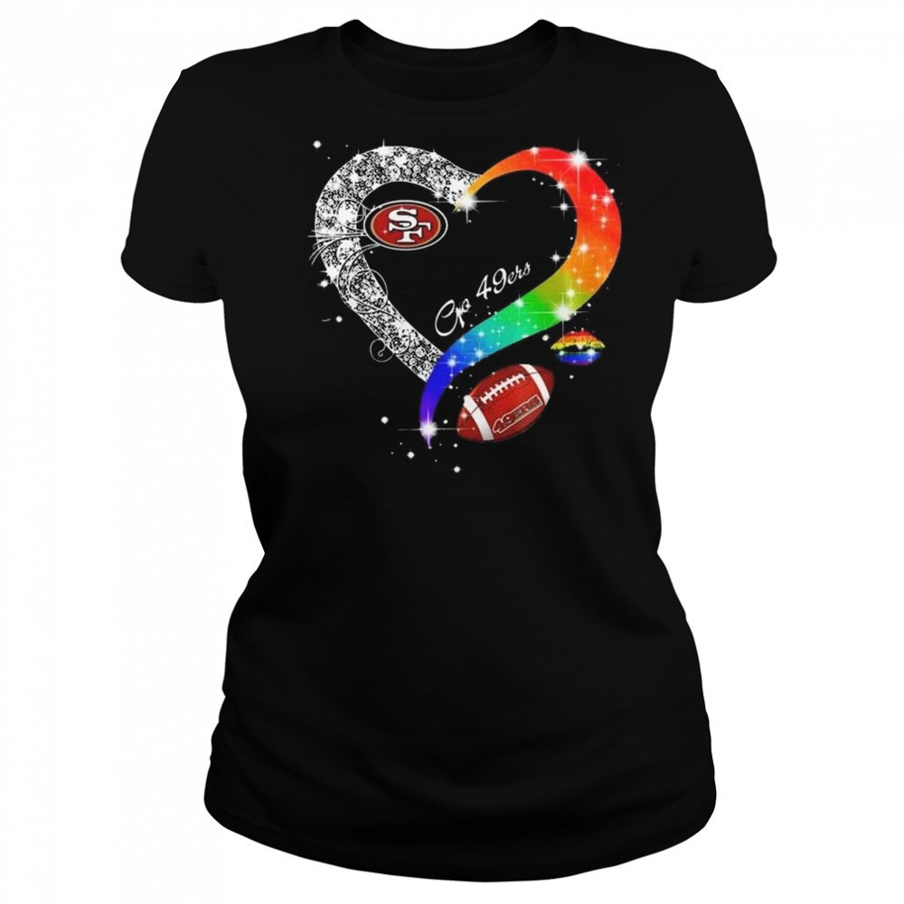 San Francisco 49ers 2025 LGBT Pride Day Go 49ers Vintage Shirt Women's T-shirt