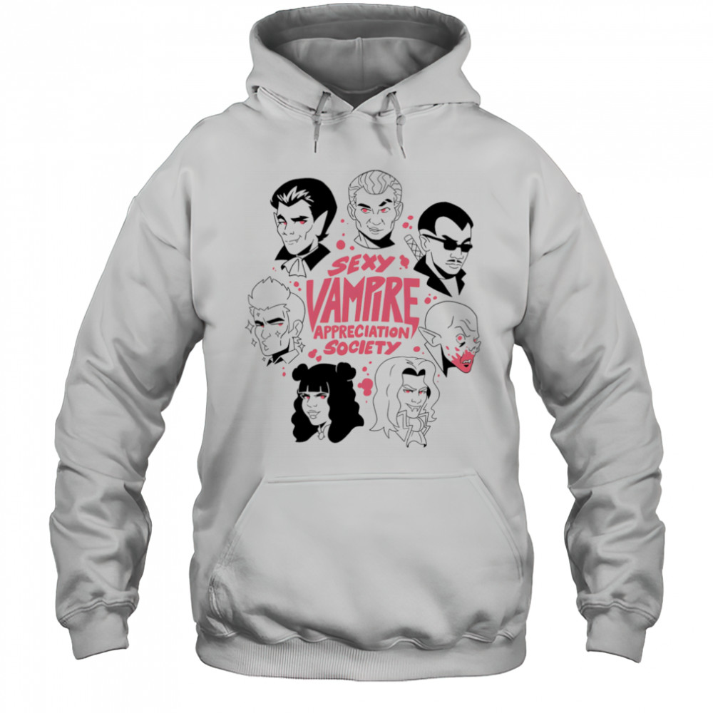 Sexy vampire appreciation society shirt Sweatshirt