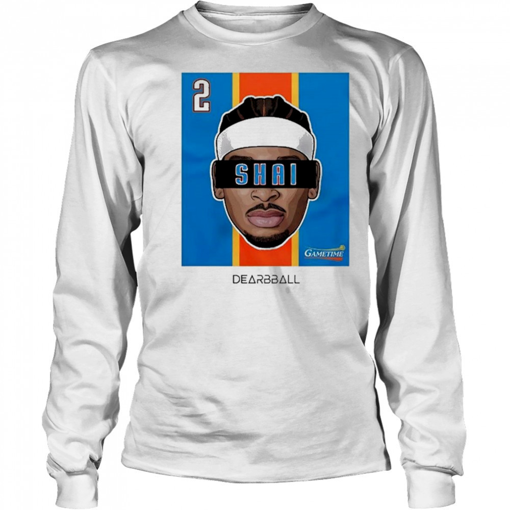 Shai Gilgeous Alexander OKC Gametime 2025 Shirt Long Sleeved