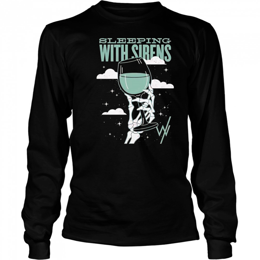 Sleeping with Sirens wine shirt Long Sleeved