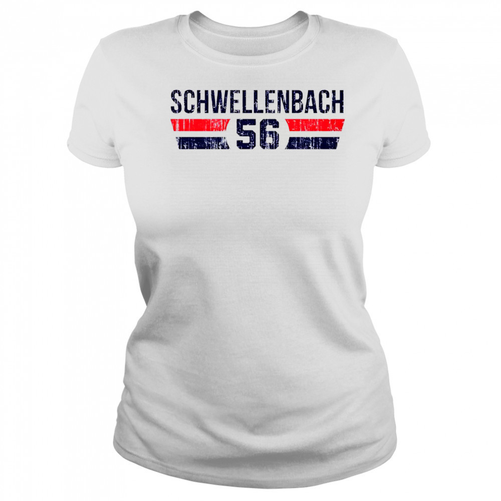 Spencer Schwellenbach 56 Atlanta Font vintage shirt Women's T-shirt