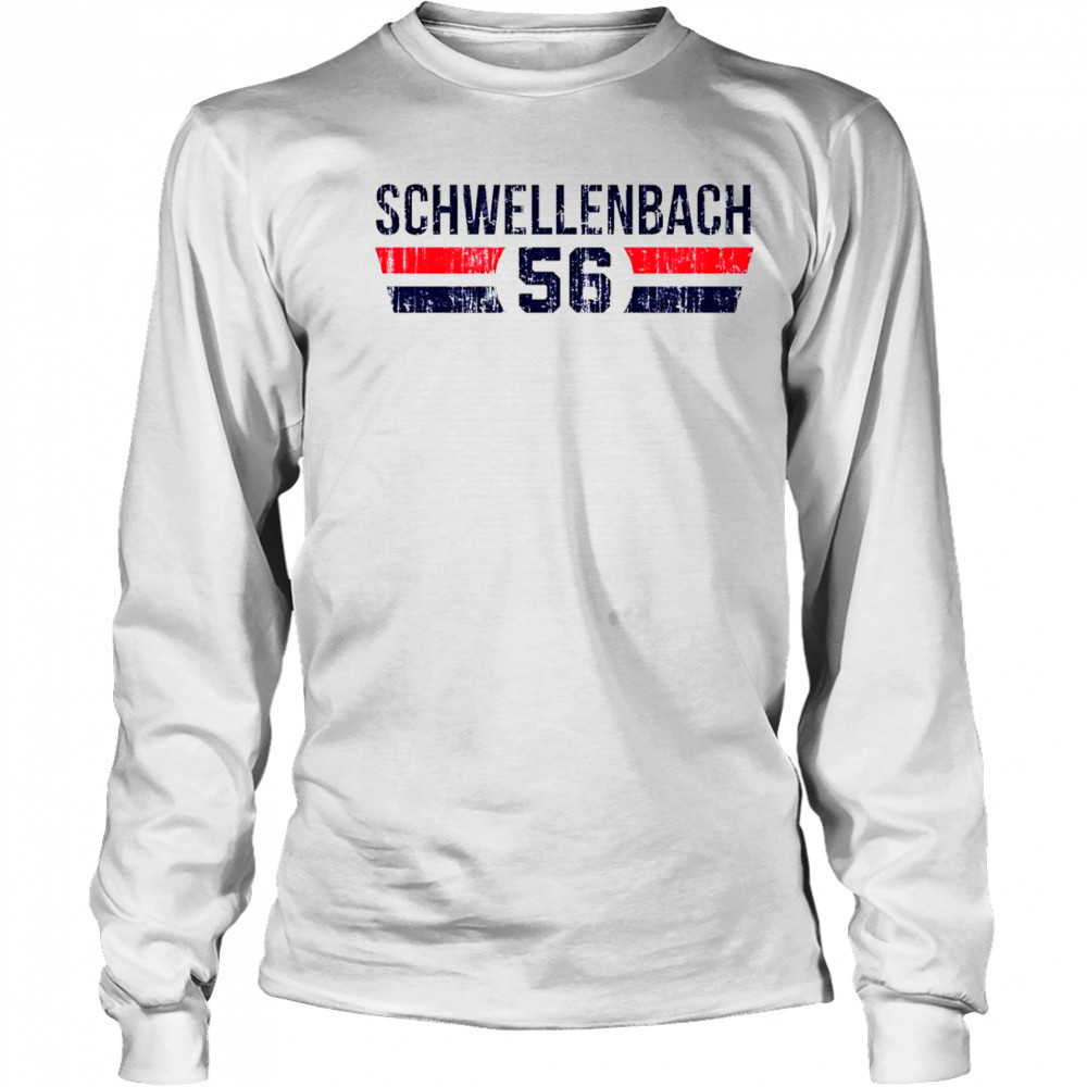 Spencer Schwellenbach 56 Atlanta Font vintage shirt Long Sleeved