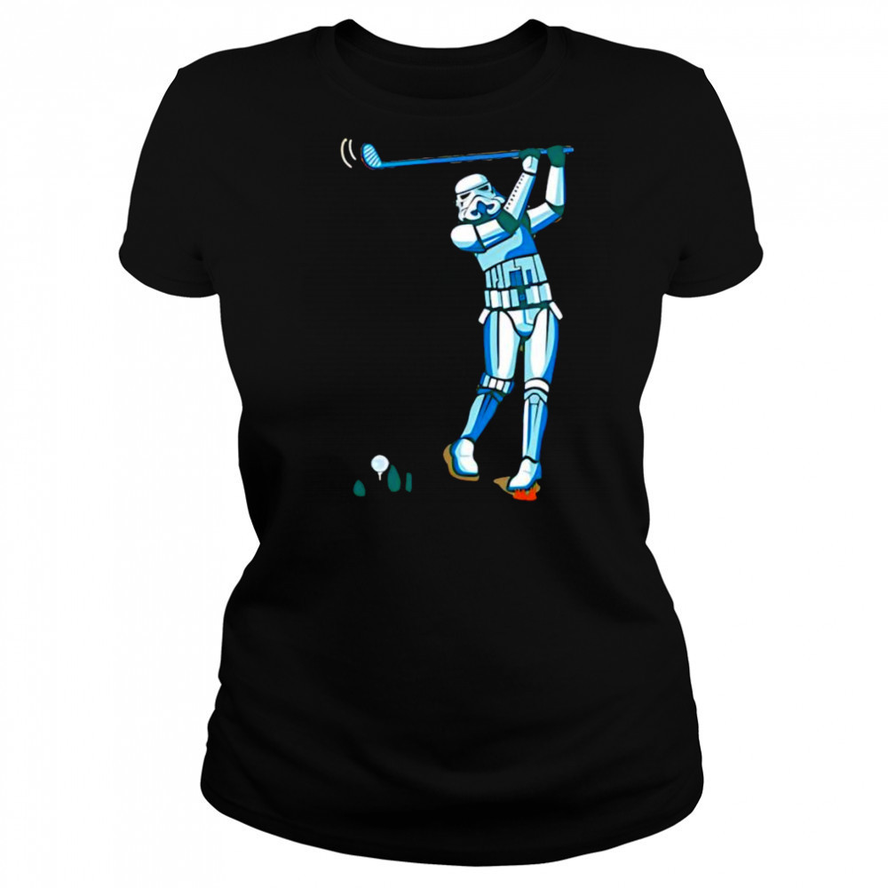 Stormtrooper playing golf shirt Women's T-shirt