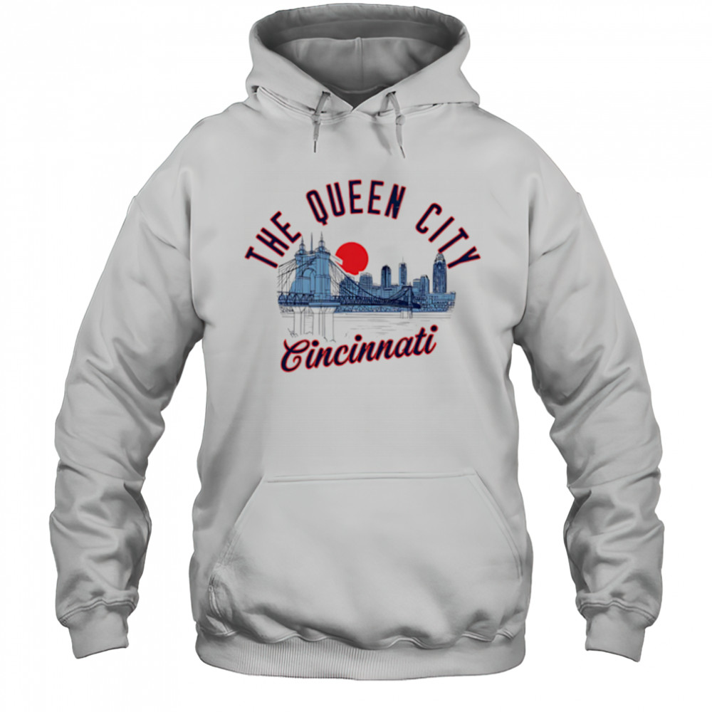 The Queen City Cincinnati Skyline Sunset shirt Sweatshirt