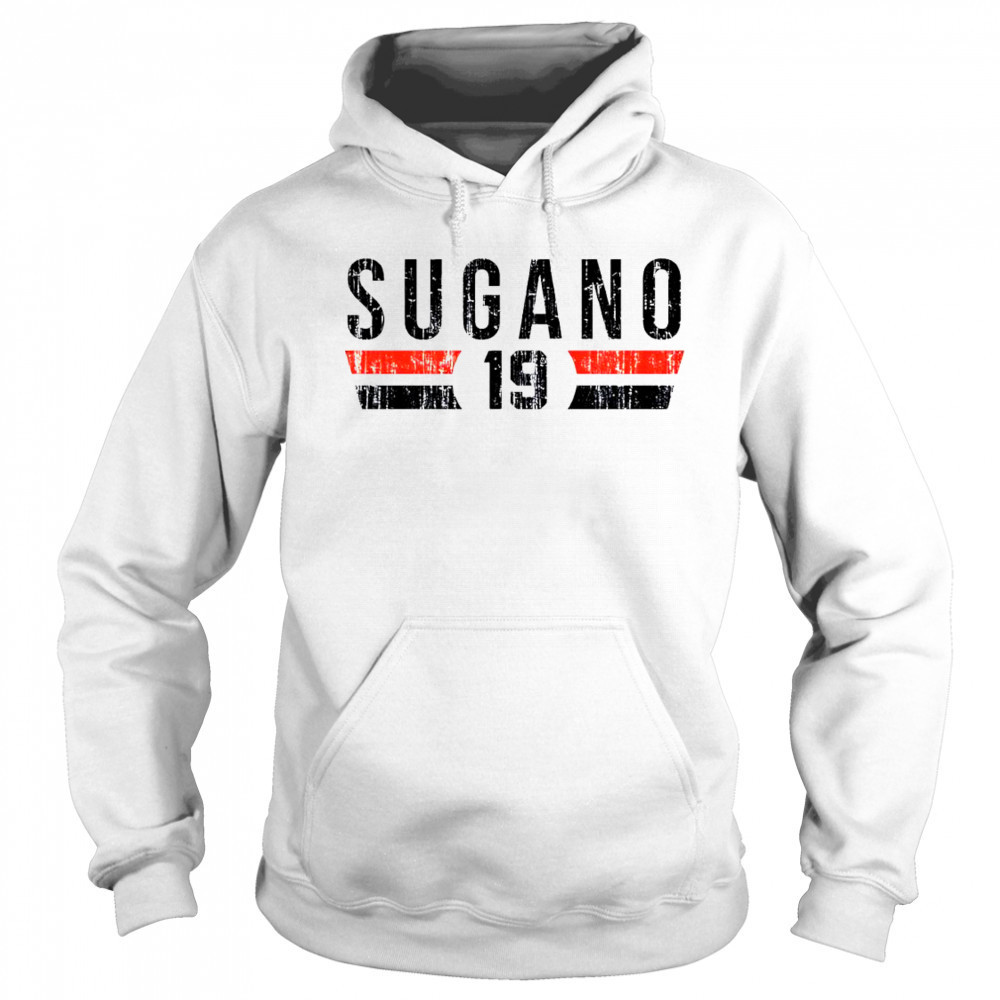 Tomoyuki Sugano 19 Baltimore Font vintage shirt Hoodie