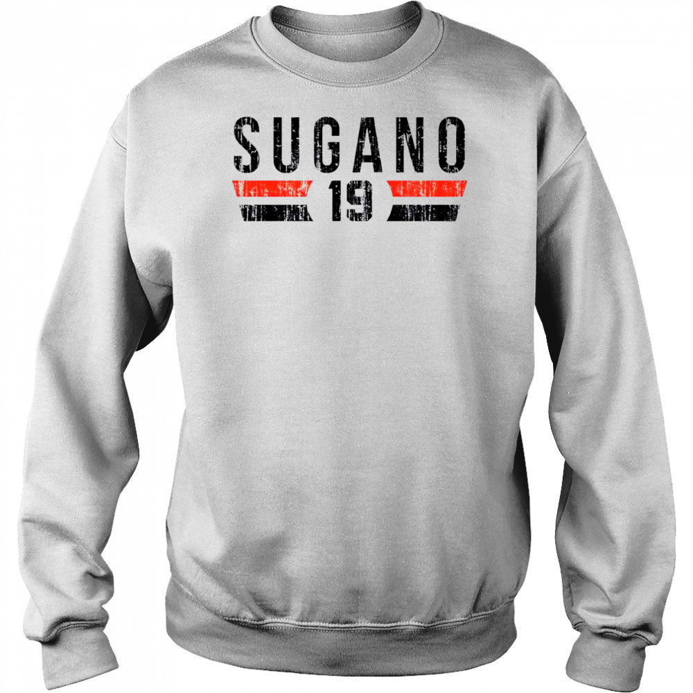 Tomoyuki Sugano 19 Baltimore Font vintage shirt Sweatshirt