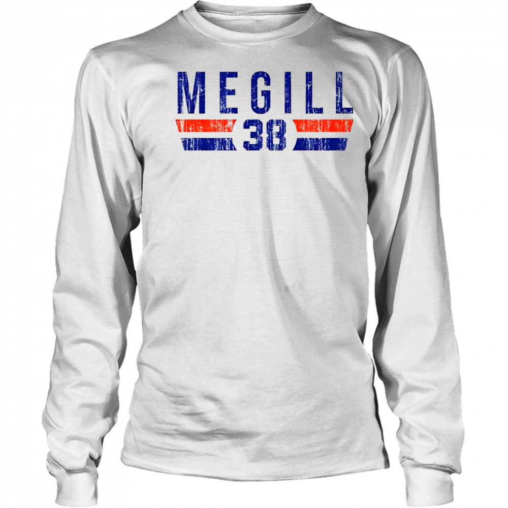 Tylor Megill 38 New York M Font vintage shirt Long Sleeved