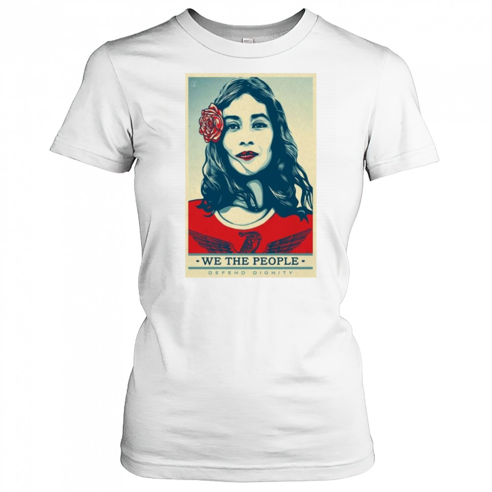 We The People Poster 2025 Defend Dignity Shirt Women's T-shirt