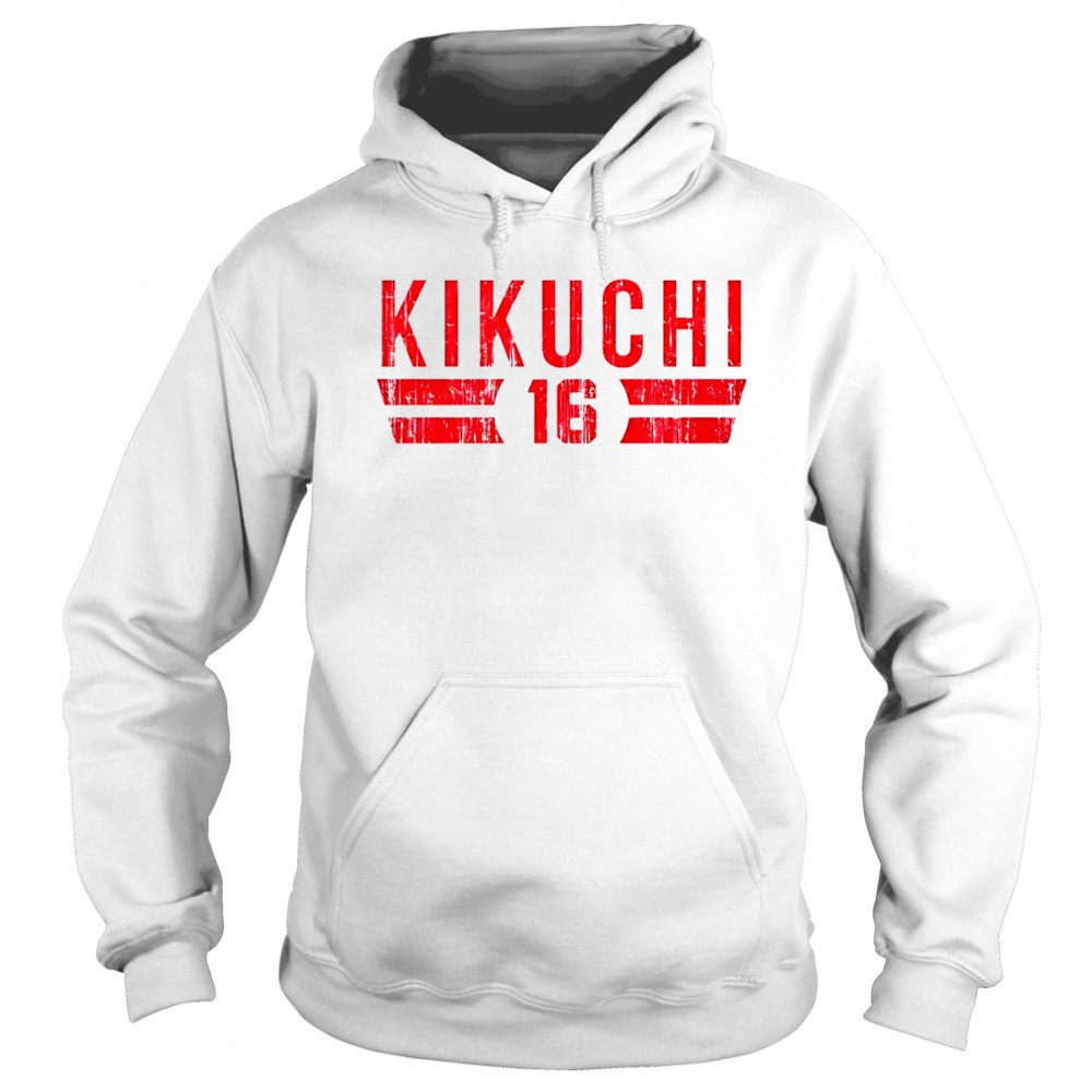 Yusei Kikuchi 16 Los Angeles A Font vintage shirt Hoodie