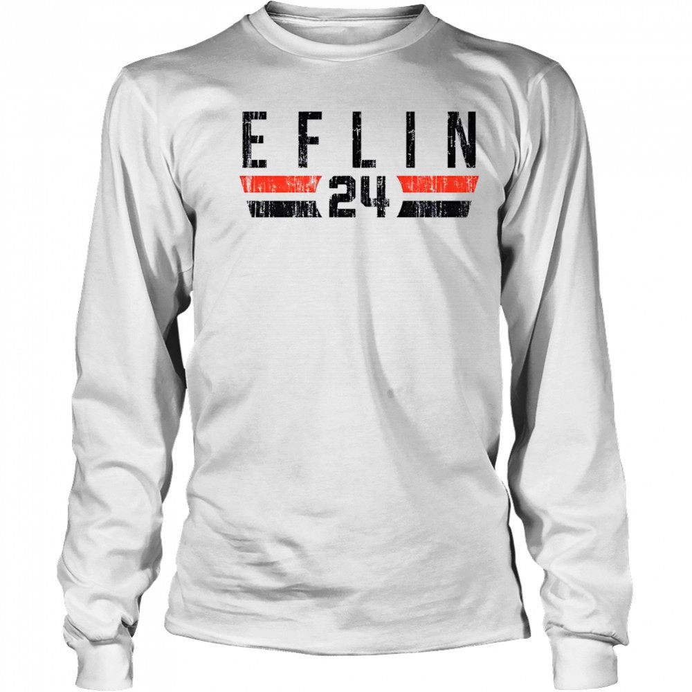 Zach Eflin 24 Baltimore Font vintage shirt Long Sleeved