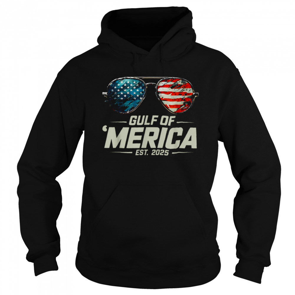 Retro Sunglasses Funny Gulf Of USA America 2025 Sunglasses T Shirt Hoodie