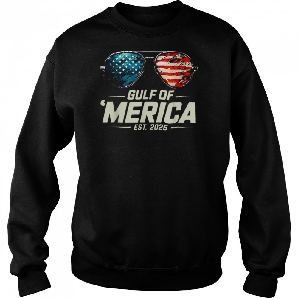 Retro Sunglasses Funny Gulf Of USA America 2025 Sunglasses T Shirt Sweatshirt