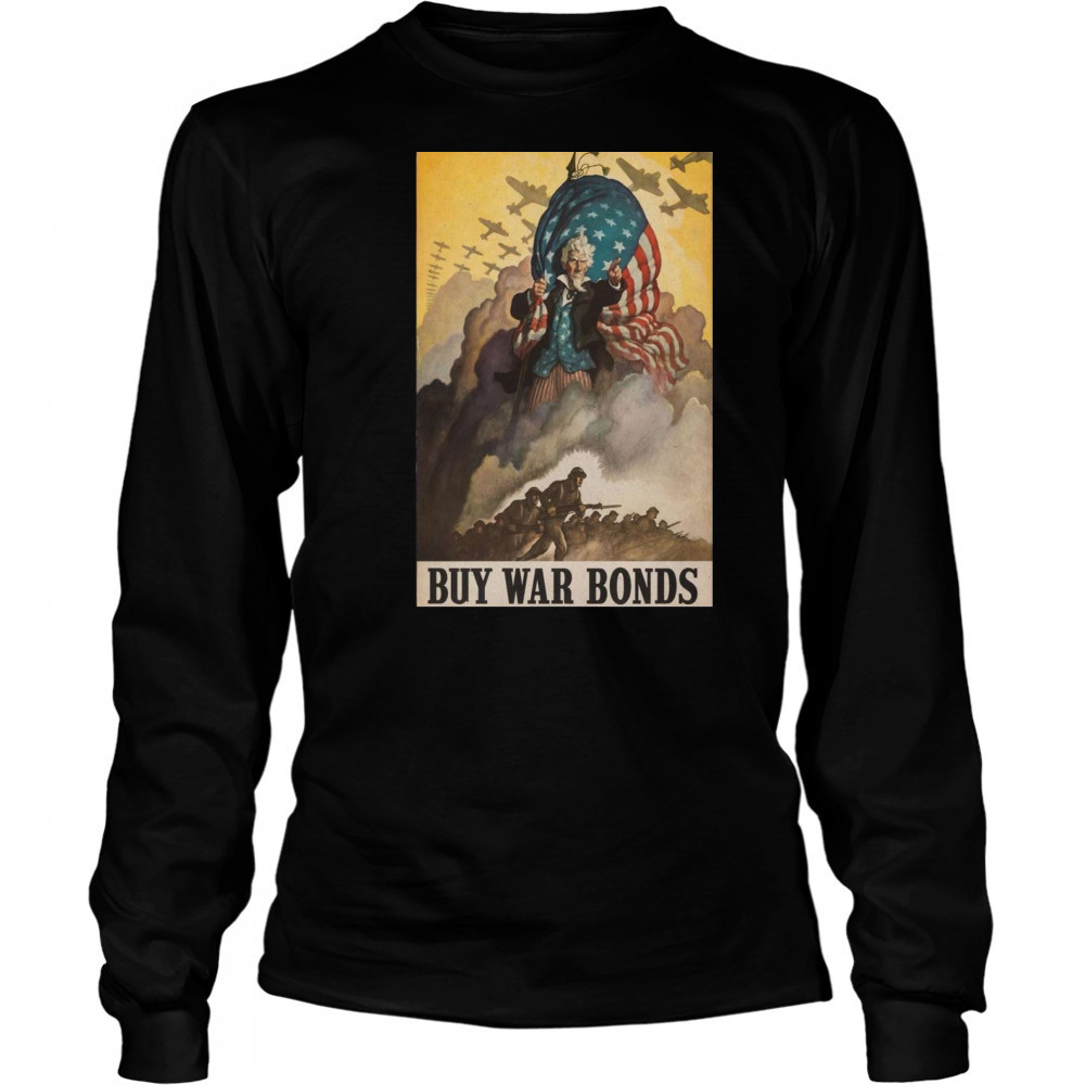 Show Buy War Bonds Poster 2025 T-Shirt Long Sleeved