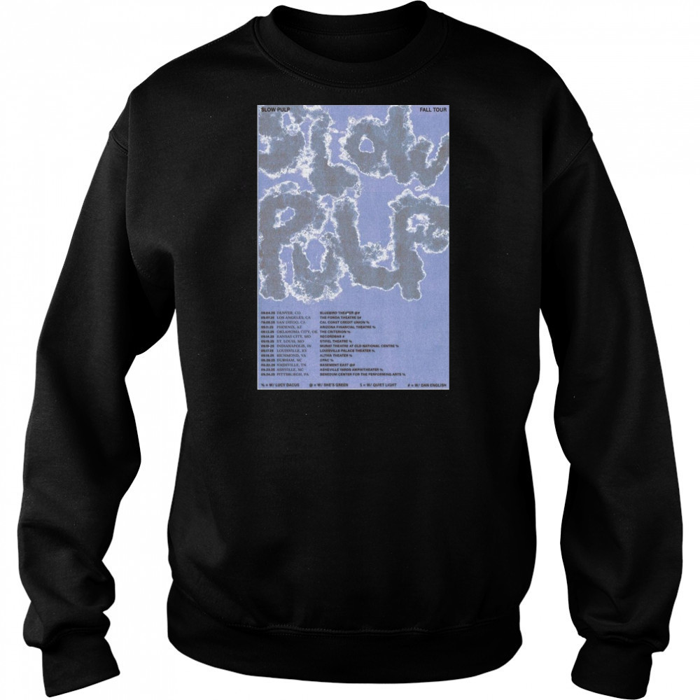 Slow Pulp Poster Fall Tour 2025 T-Shirt Sweatshirt