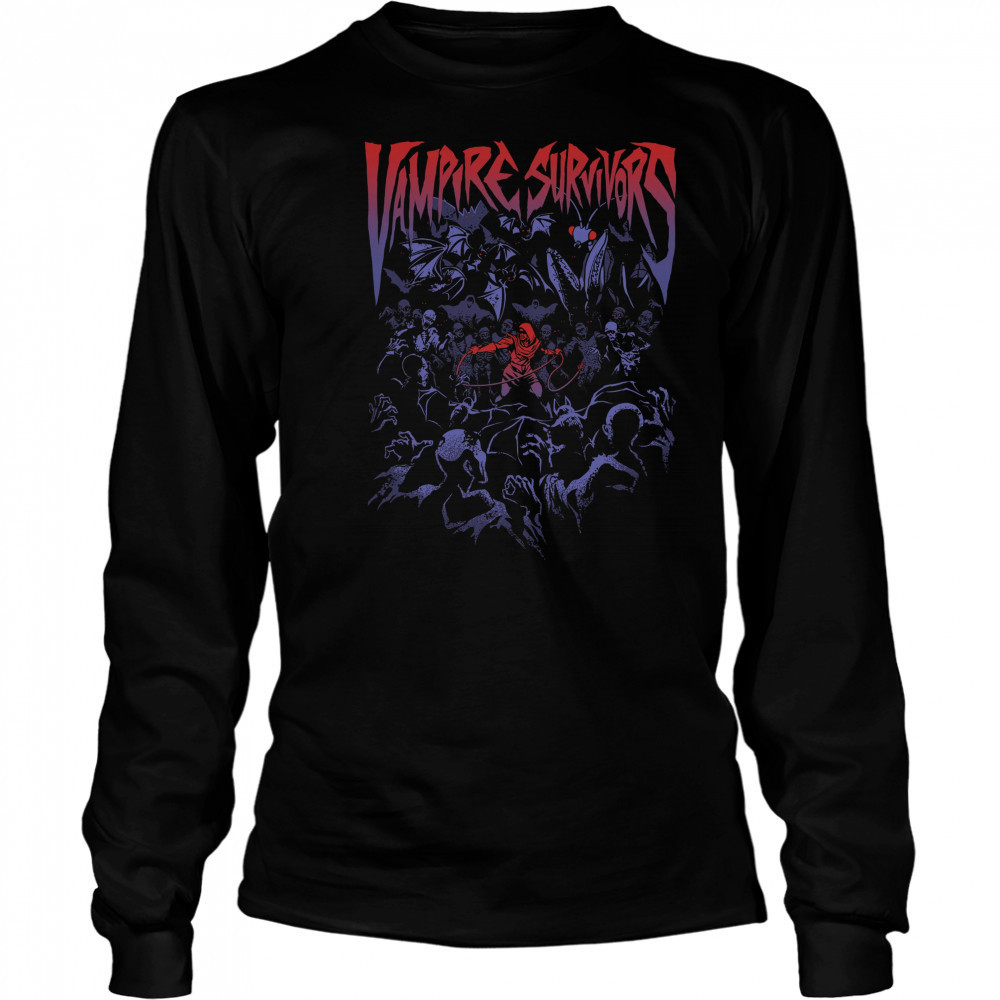 Vampire Survivors Swarm Limited 2025 T-Shirt Long Sleeved