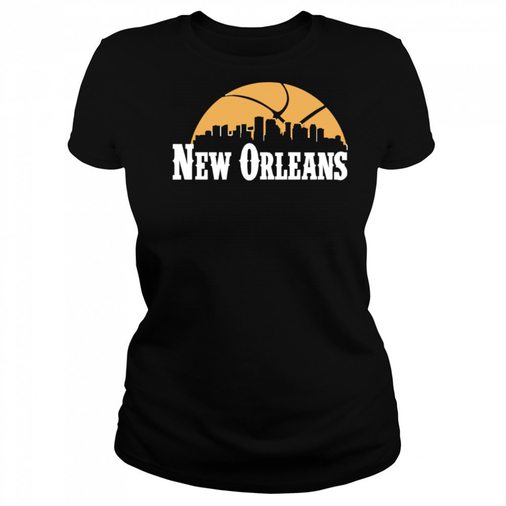 New Orleans Pelicans Cityscape Skyline style 2025 shirt Women's T-shirt