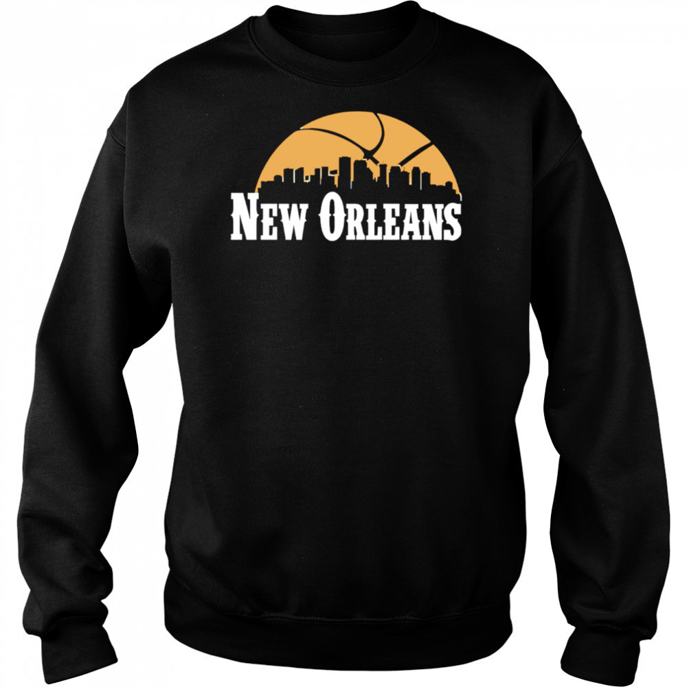 New Orleans Pelicans Cityscape Skyline style 2025 shirt Sweatshirt